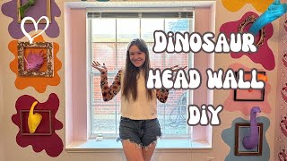 Dinosaur Head Wall DIY