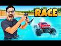 RC Car Racing Challenge on Mini Highway Looser Will Eat JOLOCHIP🥵