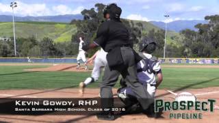 Kevin Gowdy, RHP, Santa Barbara High School, Home Run vs Dos Pueblos