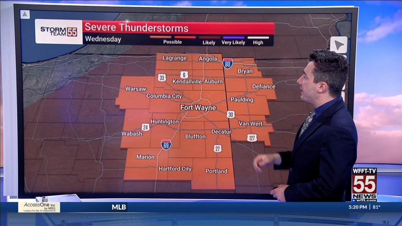 Monday evening weather forecast - YouTube