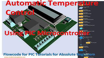 35- Project 5 Automatic Temperature Control, part 1 | Flowcode Beginners Tutorial