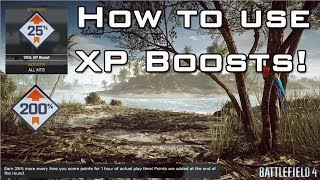 How to use XP Boosts! - Battlefield 4
