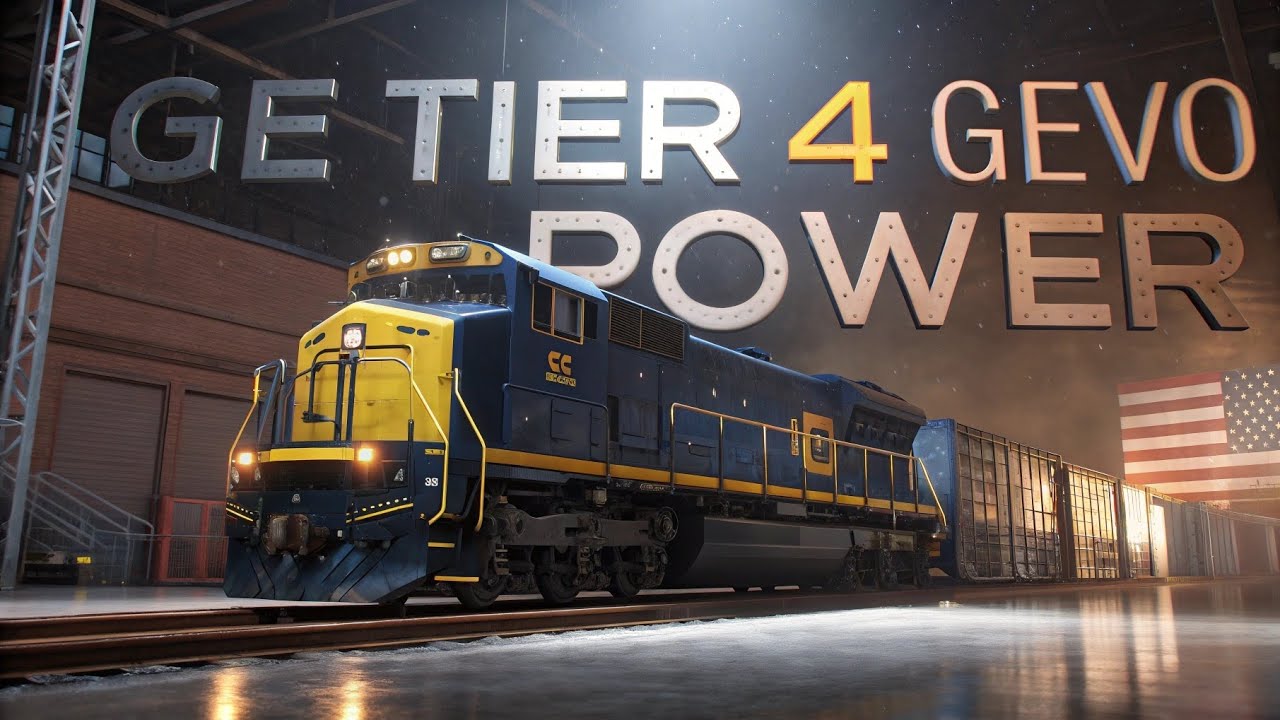 🇺🇸 GE Tier 4 GEVO (ET44AC) – The Most Powerful US Freight Locomotive | Full Review 2025