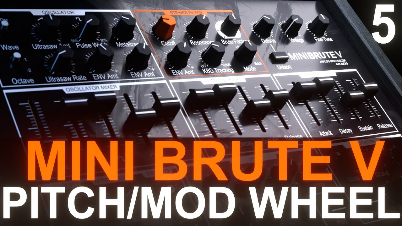 Arturia Mini Brute V Master Course | 5 Pitch and Modulation Wheel