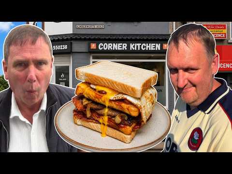 The UK's Biggest Breakfast Sandwich! Insane!