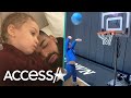 Drake's Son Adonis Expertly Shoots Hoops