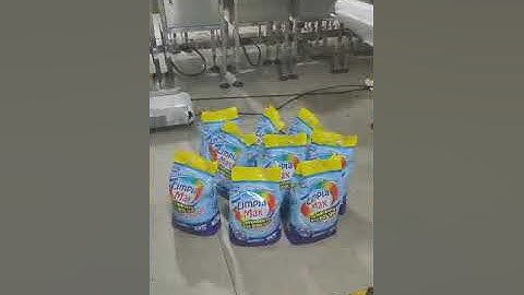 5KG powder packing machine VFFS  with Bucket elevator washing powder big bag form fill seal