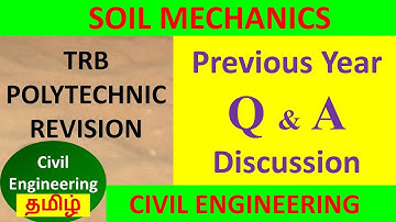 Soil Mechanics Q & A - 1 - TRB Polytechnic Civil -TNPSC AE