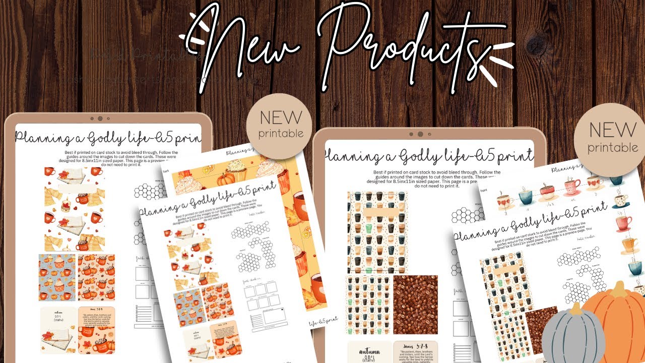 NEW PRINTABLES COMING TO ETSY Product Walkthrough - YouTube