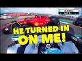 George Russell blaming everyone for 6 minutes straight