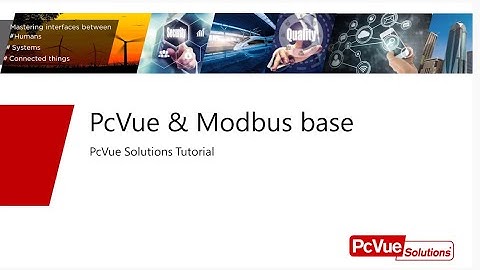 PcVue Solutions (Italian) : Configurare una comunicazione Modbus