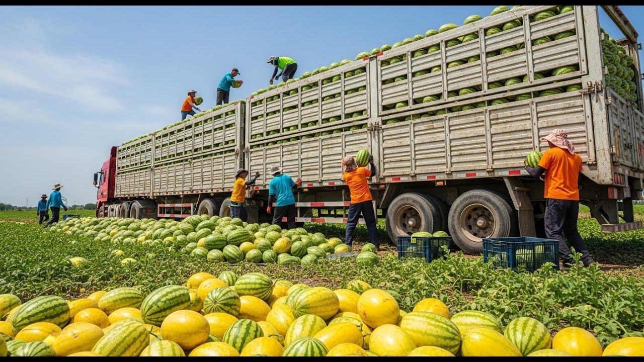 How American Farmers Harvest Thousands of Tons of Fruits and Vegetables ...