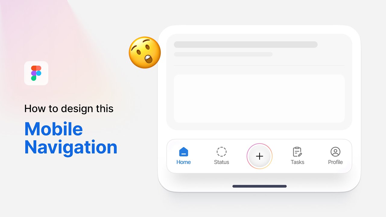 How to Design a Mobile Navigation UI in Figma (Step-by-Step) - YouTube