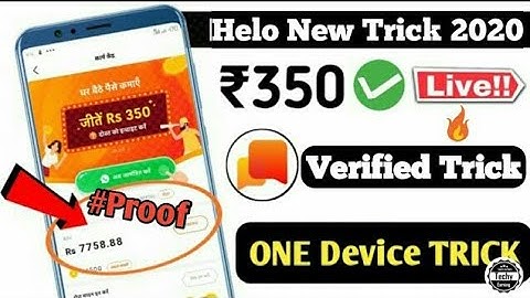 Helo Otp refer bypass new script | helo app unlimited refer trick | helo refer bypass trick in 2020