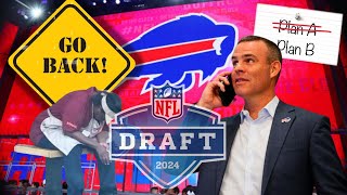 WHAT'S THE PLAN? The Bills TRADE BACK 2X and with the CHIEFS?! 1st ROUND RECAP from Buffalo