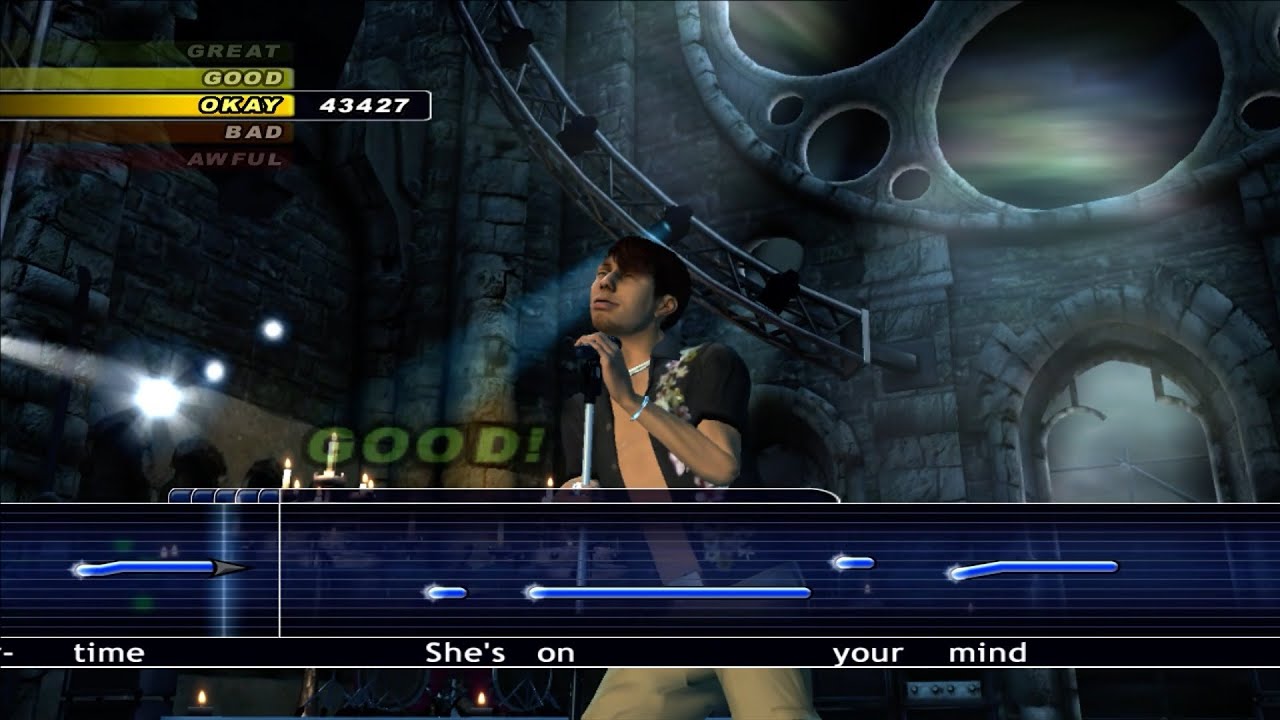 Over My Head (Cable Car) The Fray (Karaoke Revolution) HD Gameplay