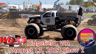 Monster Trucks Ridgefield, WA 2023 8/13/23 Show 1 Full Show