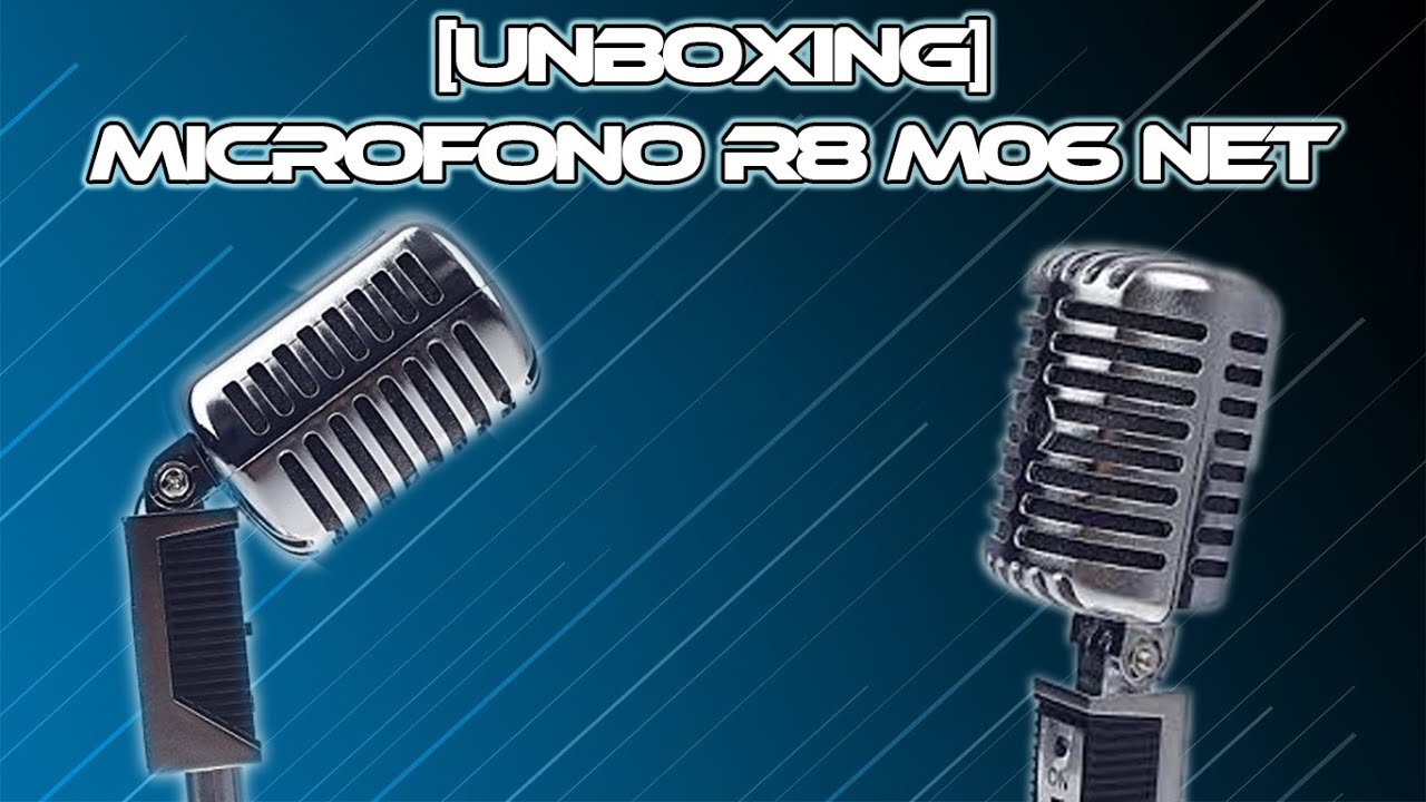 Microfono R8 M06 Net [UNBOXING] - YouTube