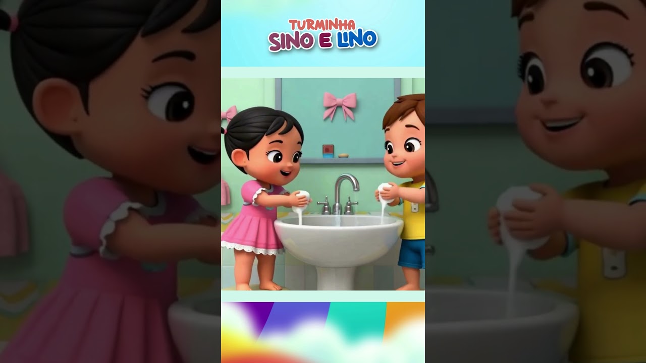 Hora de aprender a lavar as mãozinhas com alegria!01
