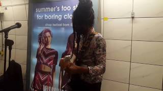 Chris Morris performing in London Underground (part 1)