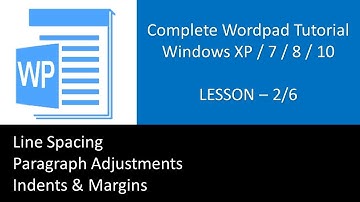 Microsoft Wordpad Full Tutorial For Windows 10 / 8 / 7 / XP | Lesson 2/6