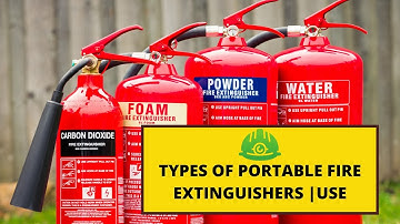 Fire Safety || Types of Portable Fire Extinguishers || Appropriate Use