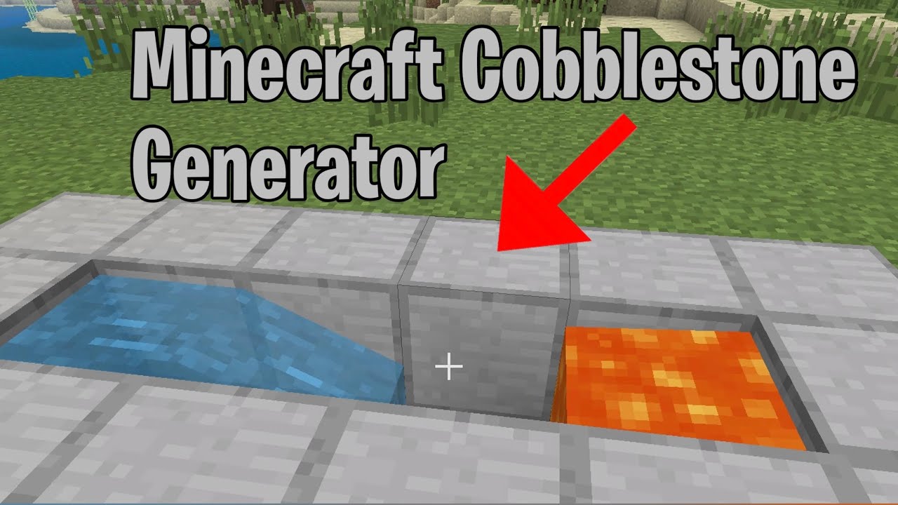 Cobble Stone Generator Bauen | Minecraft für Anfänger #1 - YouTube