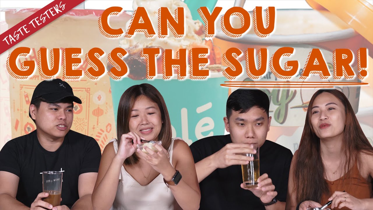 Guess The Sugar Content In Our Favourite Drinks!    Taste Testers   EP 121