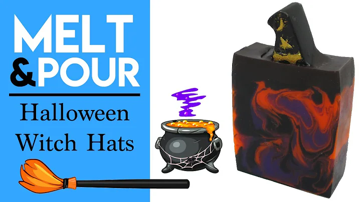 Melt and Pour, Halloween Witches Hats, Soap Swirls