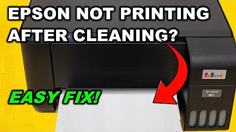Clogged Printhead? Easy Fix for Epson Not Printing Black (ET-2810, ET-2400 & More)