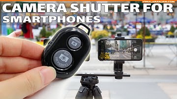 Bluetooth Camera Shutter Remote Control for Smartphones Works with Apple and Android phones