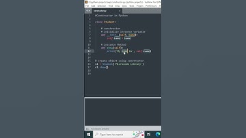 Constructor Chronicles: Empowering Python Classes | #shortvideo #viral