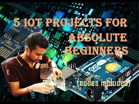 5 IOT projects for Absolute beginners(with codes)!!