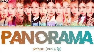 IZ*ONE - 'PANORAMA' Lyrics (아이즈원 PANORAMA 가사) [Color Coded Lyrics/Han/Rom/Eng]