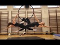 Aerial hoop duet - easy training