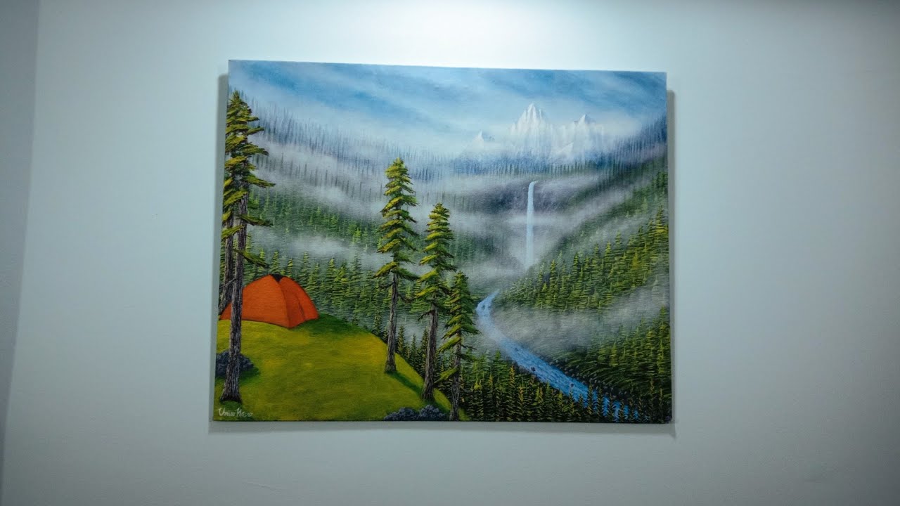 How To Hang A Canvas Board On Wall Easy Way To A Hang Painting On How To Hang A Canvas Board On Wall Easy Way To A Hang Painting On