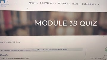 (APF ) free RBT exam Module 3B  40 hours