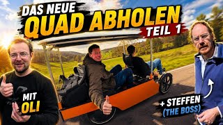 Das neue Quad abholen T1/420Watt Solaranlage 