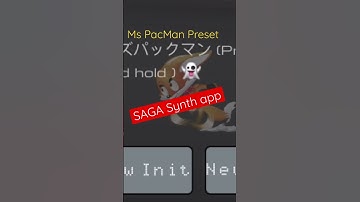 Miss PacMan Preset of SAGA synth !!.