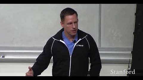Peter Thiel - Most of the value of the company exists in the future.