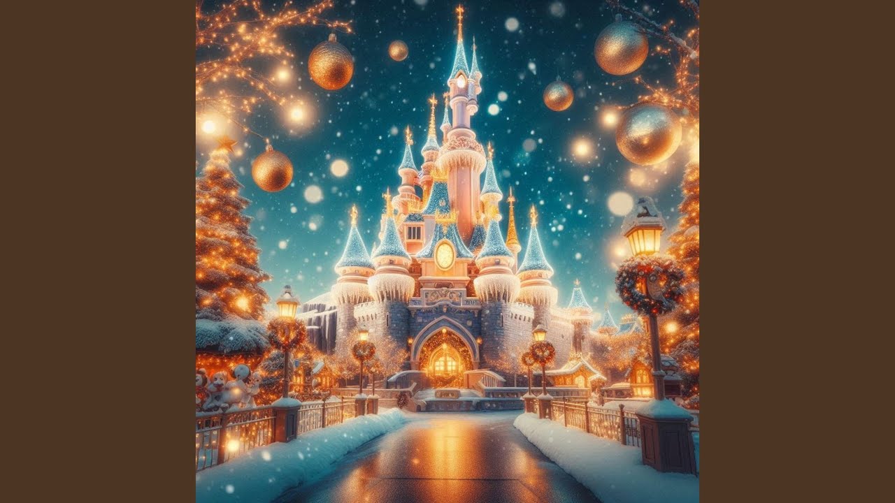 Shining Christmas Dreamy Starry Sky March Disney style