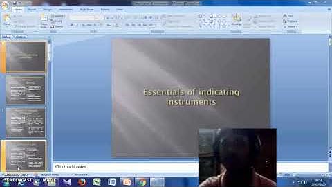 Essentials of Indicating Instruments