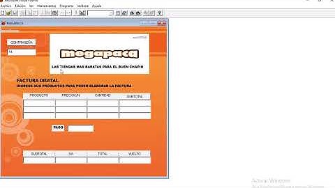 Visual fox, formularios