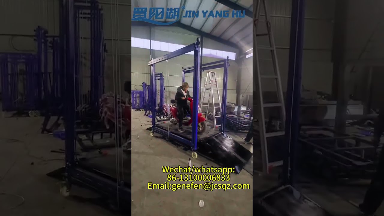 JIN YANG HU Small Electric Scaffolding Platforms Mobile Lift Platform For Construction