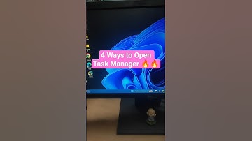4 Ways to Open Task Manager 🔥 🔥|  Day-0287 | Windows Tips #window #techreels #reel #short