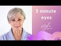 5 minute eyes | beauty over 50