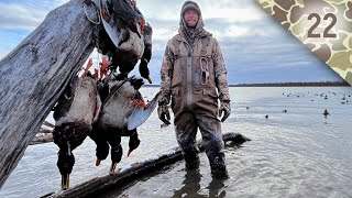 Big Water Mallards in Bitter Cold