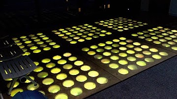 FloorPlay LPD8806 LED Floor Display Stand Test