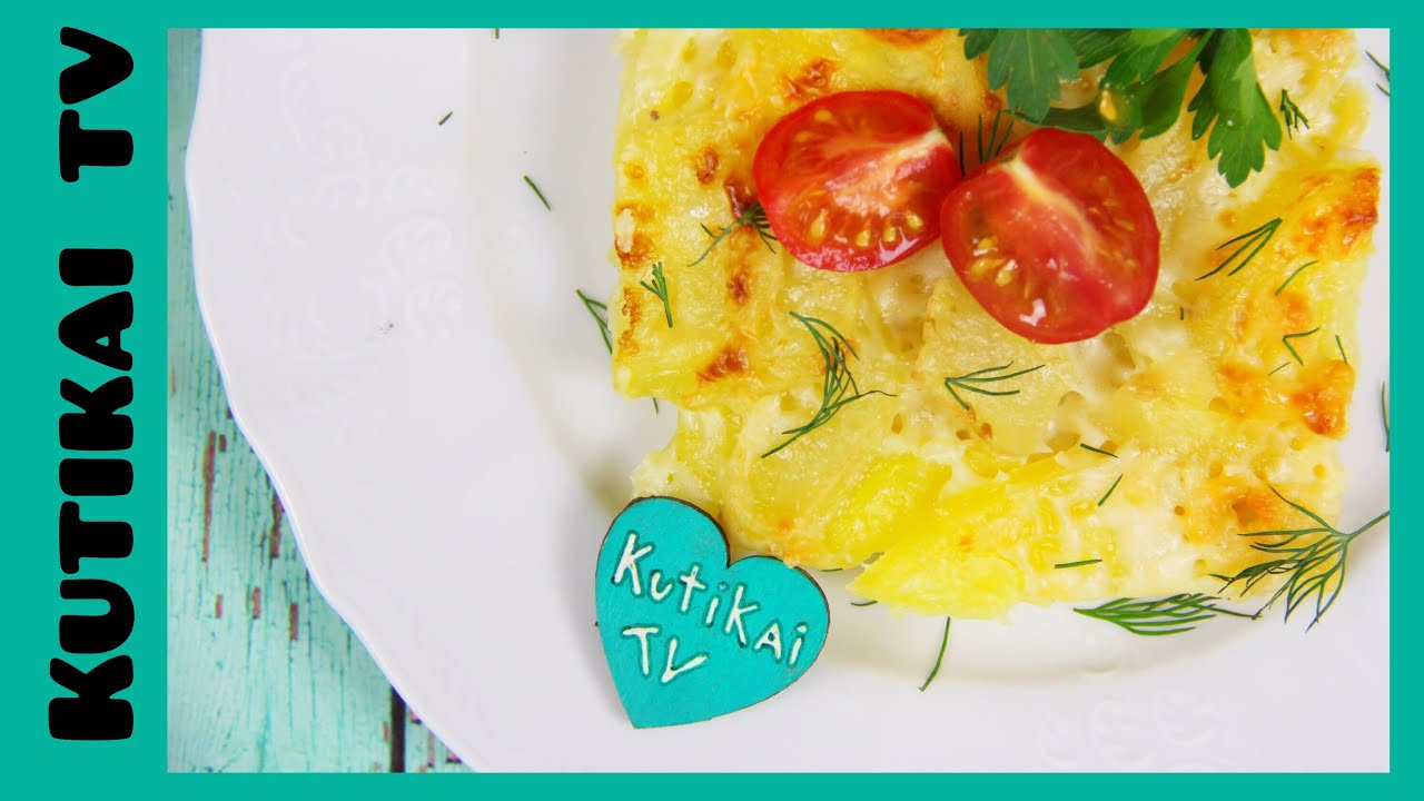 Картофель с соусом бешамель