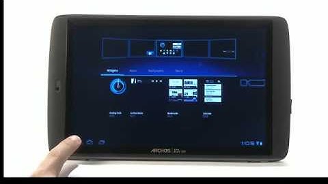 ARCHOS G9 Tablet - How-To pt. 2 - Features of Honeycomb